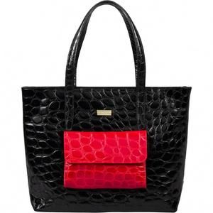 NEW BETHELHELENA everything gem shoulder bag in onyx-red saphire